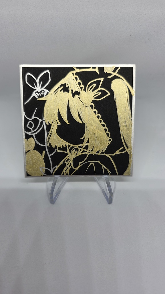 ウサギゴケ(豆色紙)