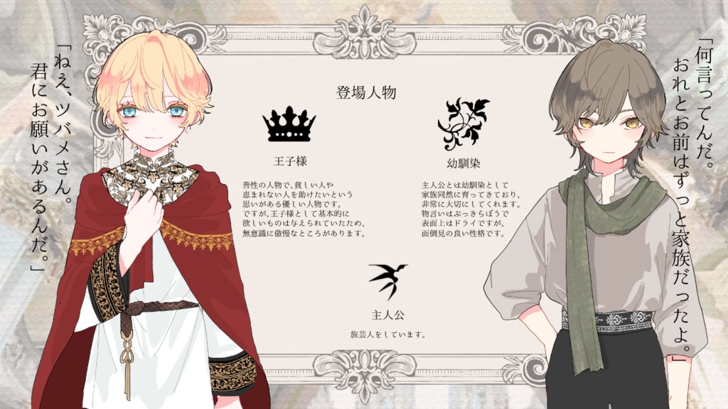 【フリー乙女ゲーム】リパリアの肖像