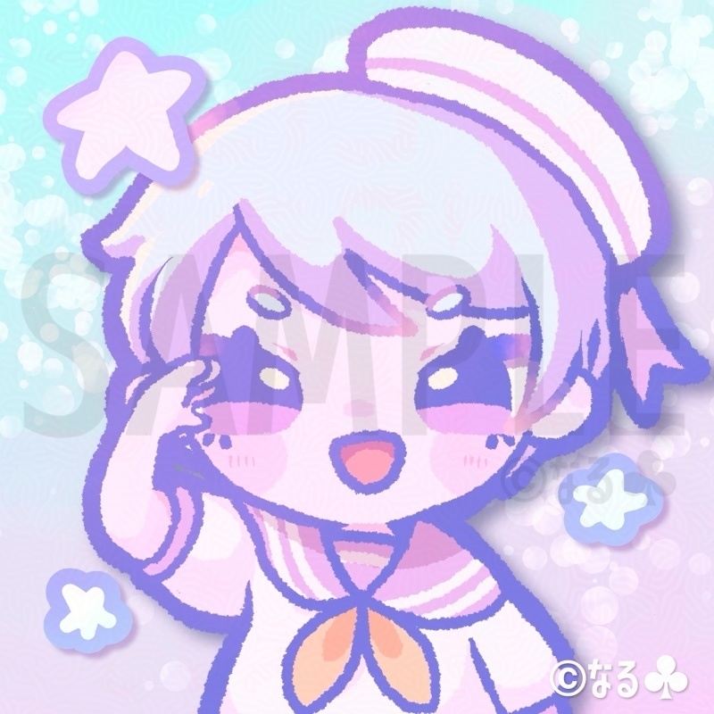 【フリーアイコン】夢色セーラーガール