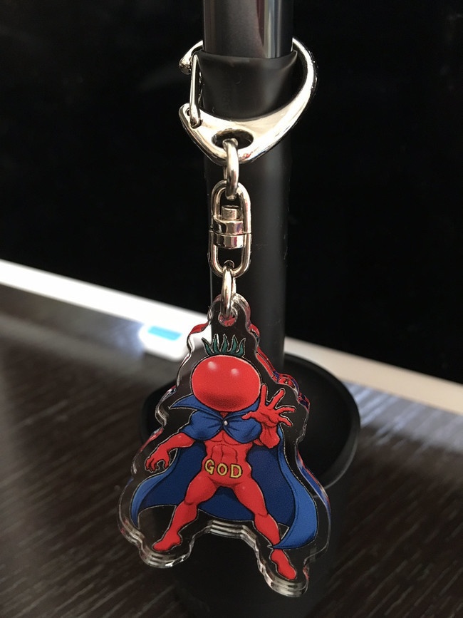 トマト神アクリルキーホルダー