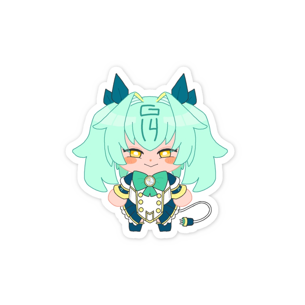 麻雀ファイトガール G-14 イヨ スマホステッカー