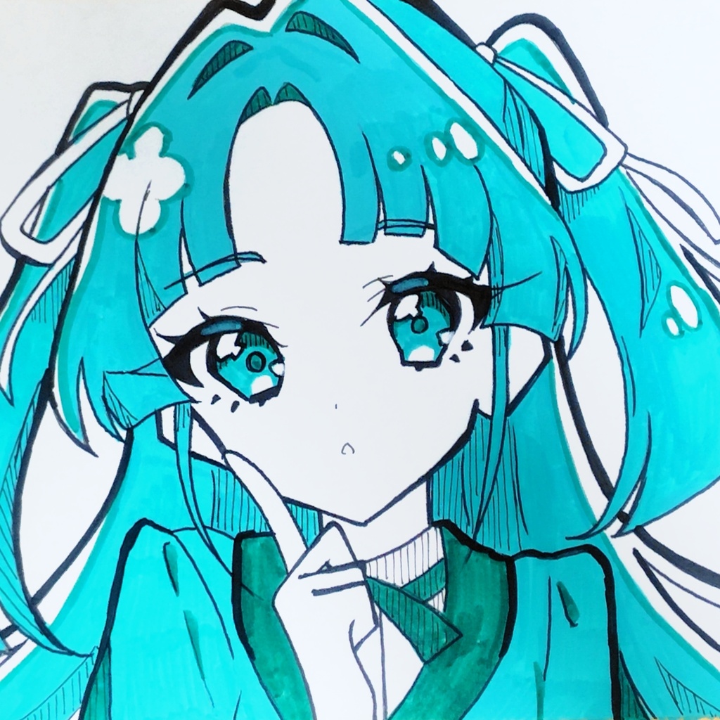 小林みくる 色紙原画