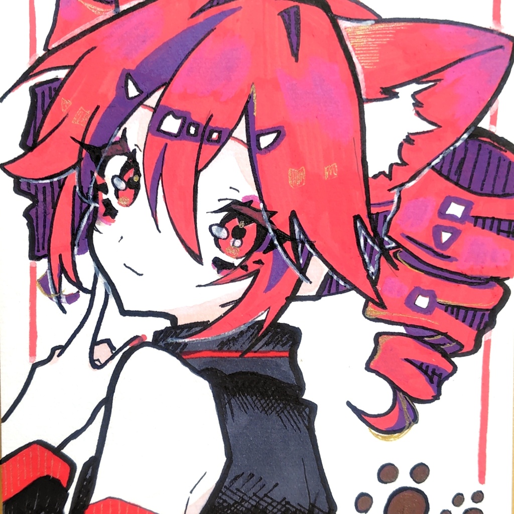 重音テト 色紙原画