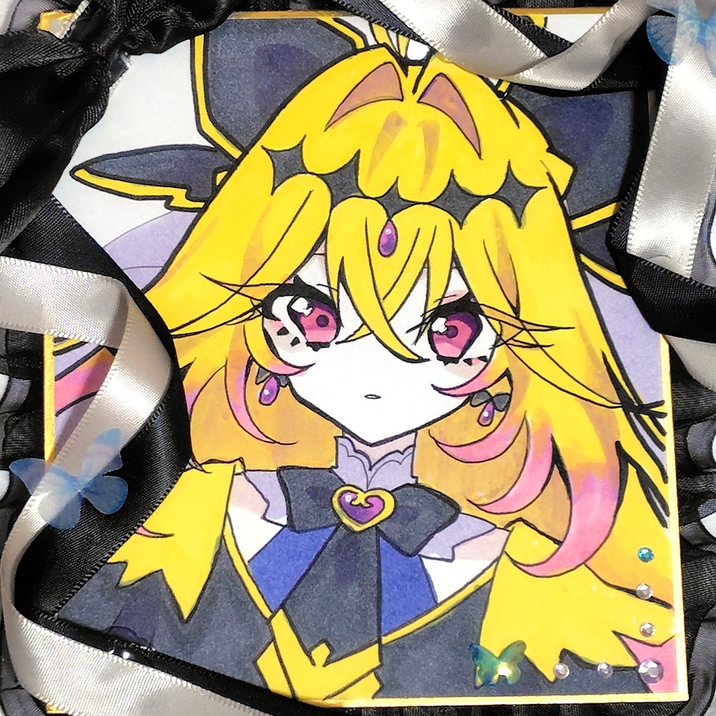 キュアアルカナ・シャドウ 色紙原画
