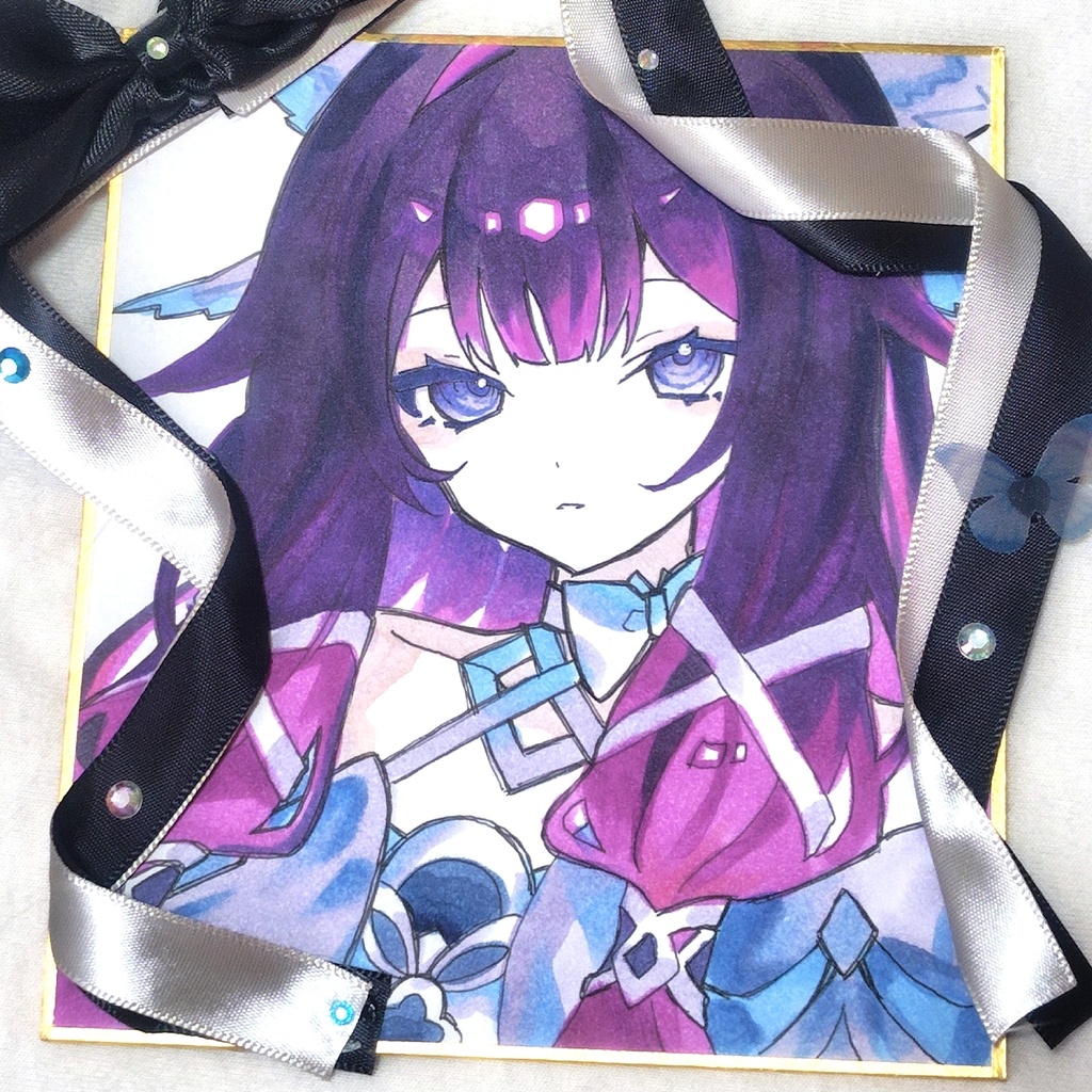 コロンビーナ 色紙原画