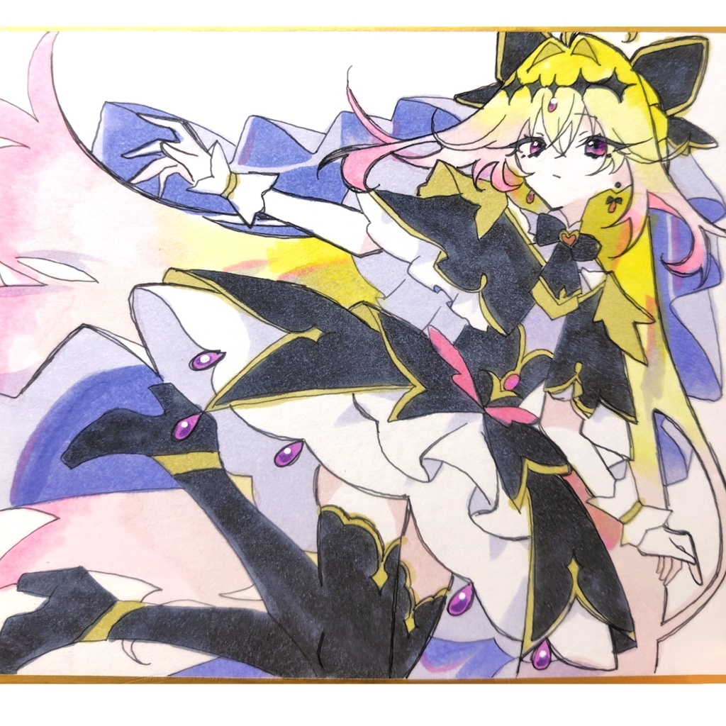 キュアアルカナ・シャドウ 色紙原画