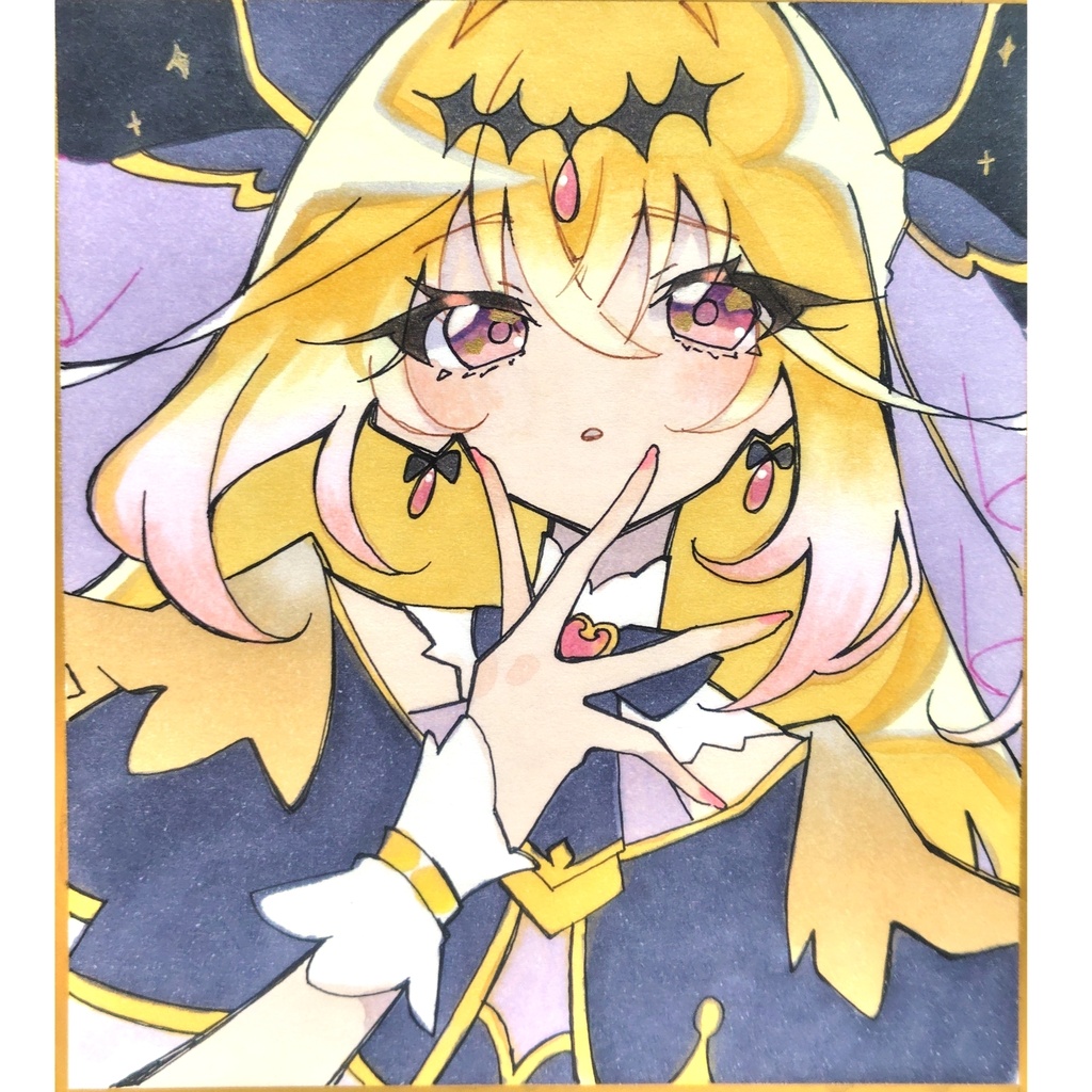キュアアルカナ・シャドウ 色紙原画