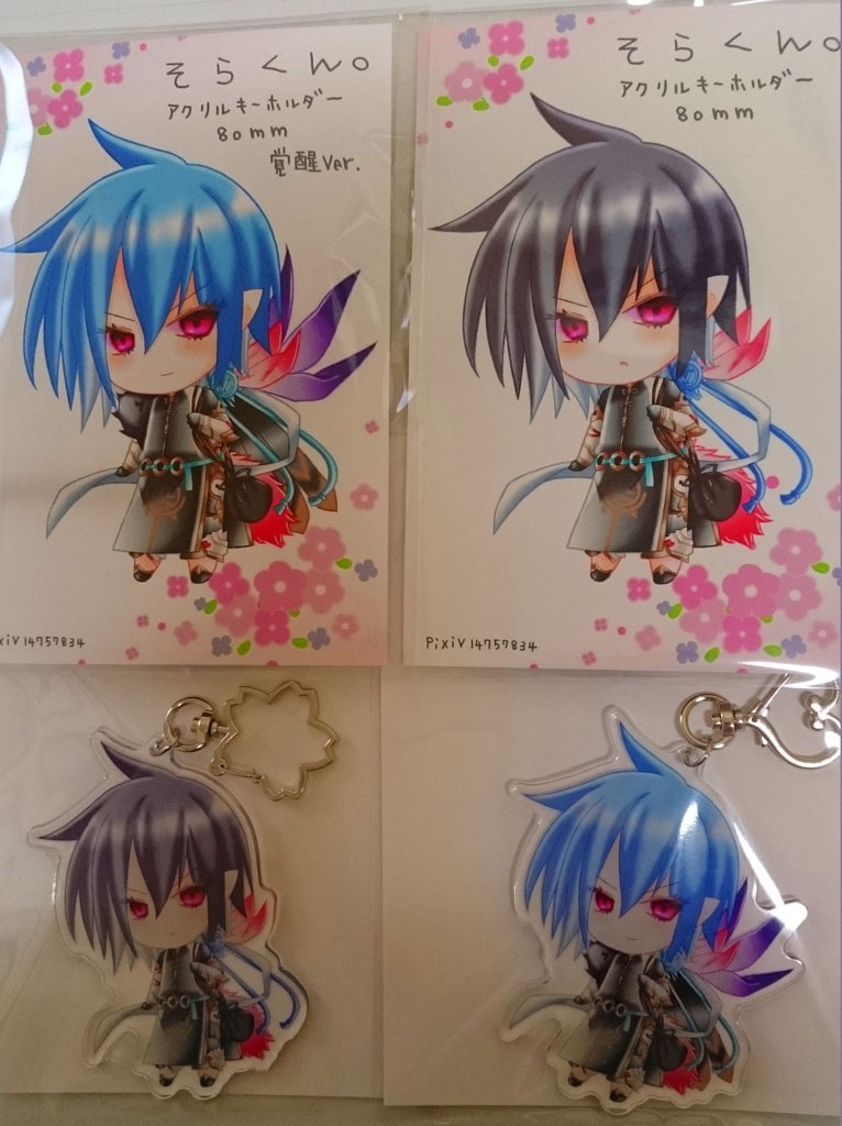 河合曾良 アクリルキーホルダー&缶バッジ