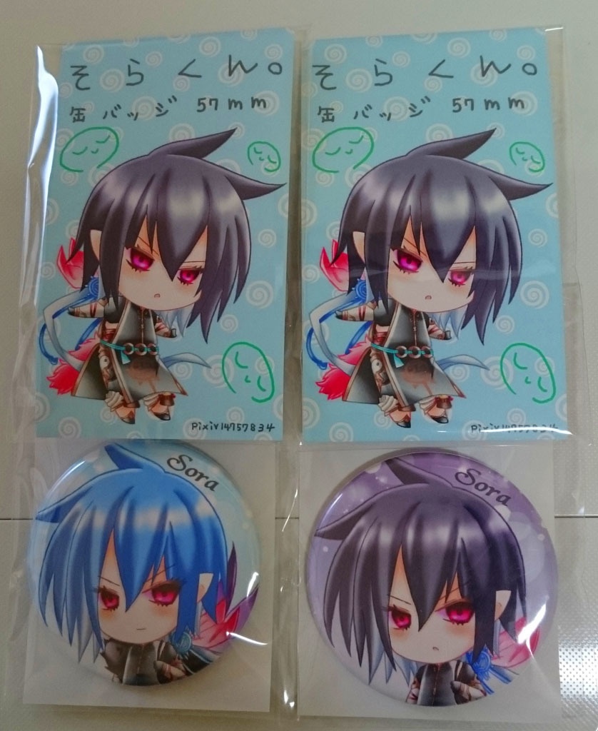 河合曾良 アクリルキーホルダー&缶バッジ