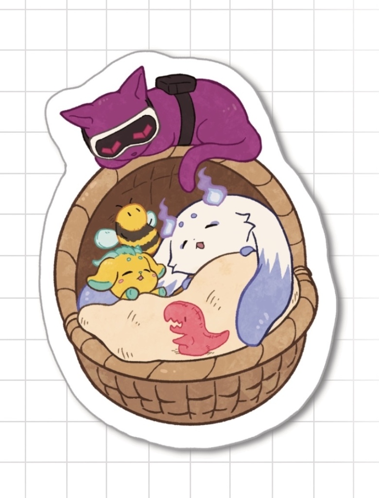 すやすやアクリルブロック