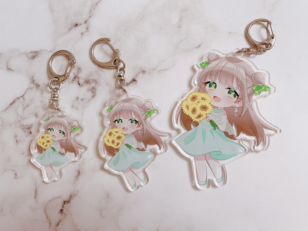 【葉月ゆう】アクリルキーホルダー