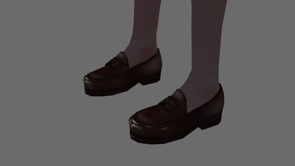 無料有 Vroid用靴テクスチャリボンローファー にぼしの缶詰 Booth