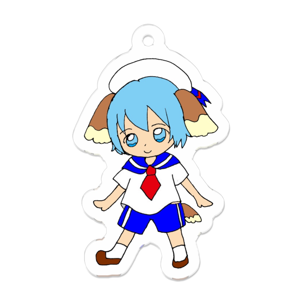 ベルのアクリルキーホルダー