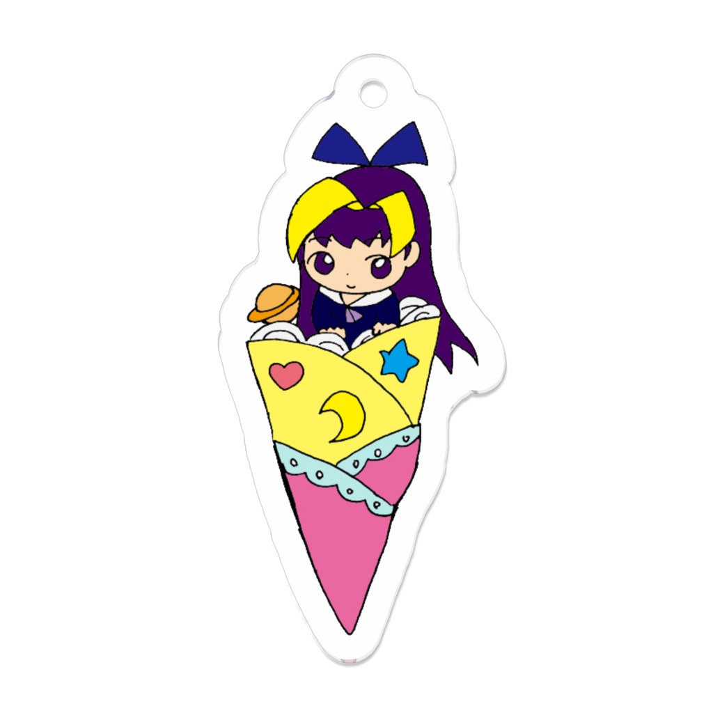 クレープマリオンちゃんアクリルキーホルダー