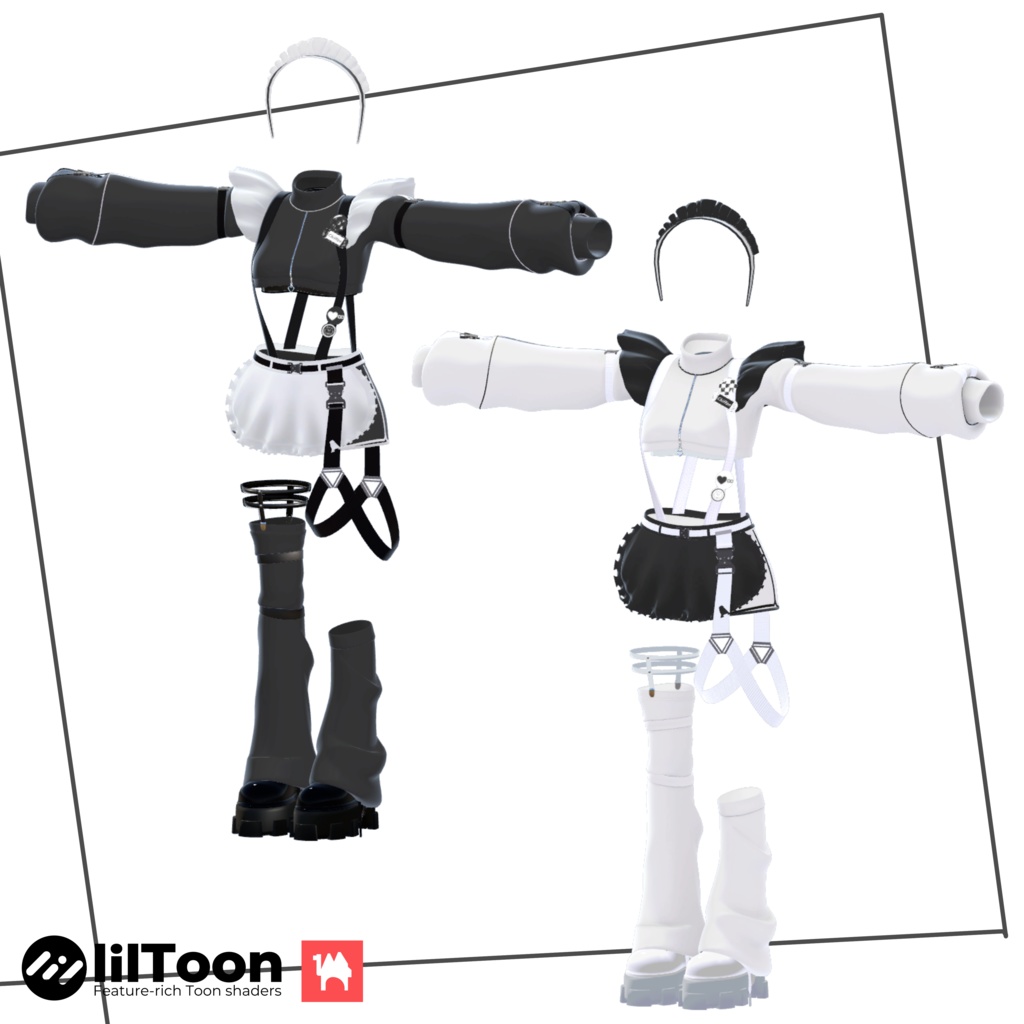 【8アバター対応】MNMメイドジャージ