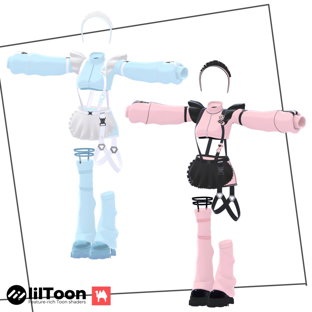 【8アバター対応】MNMメイドジャージ