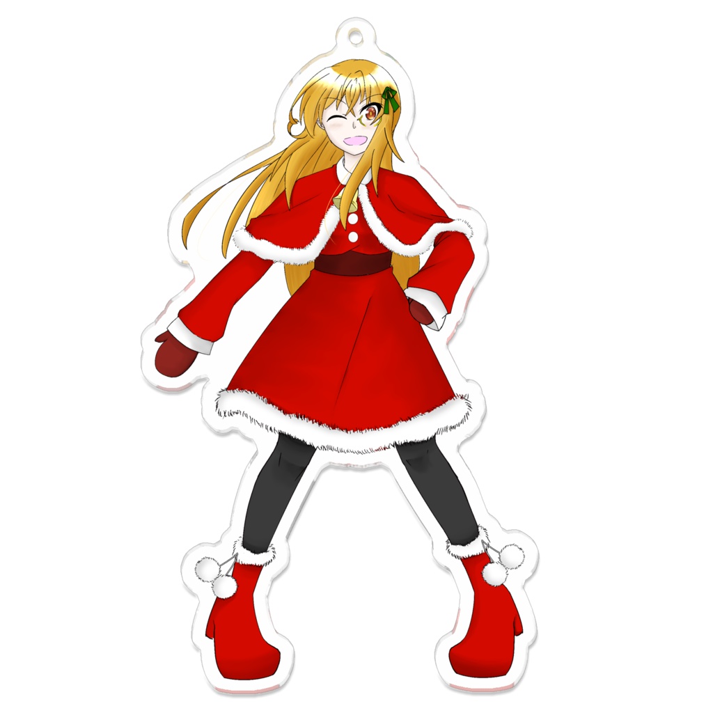 怪盗ムーン　クリスマス衣装アクキー