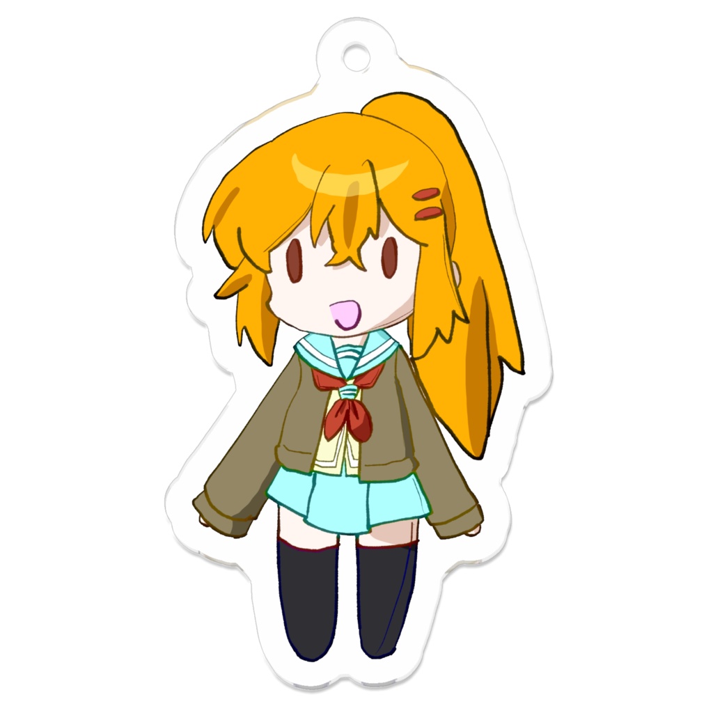 栃貝ちゃん人形アクリルキーホルダー