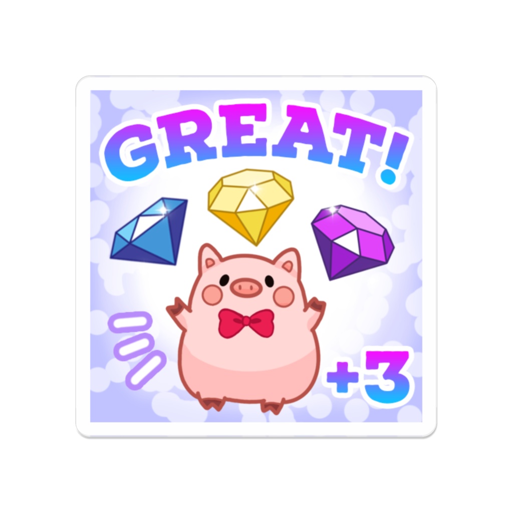 GREATぶたちゃんアクリルバッジ