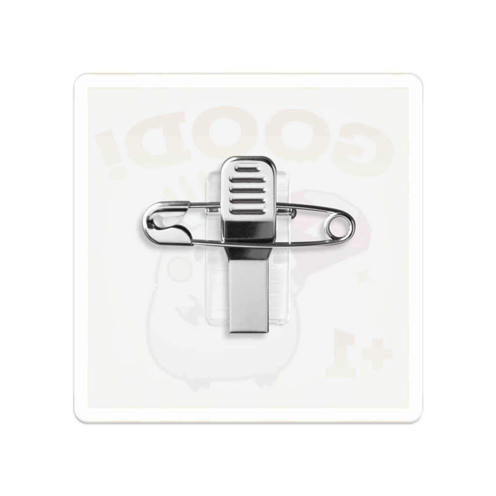 GOODぶたちゃんアクリルバッジ