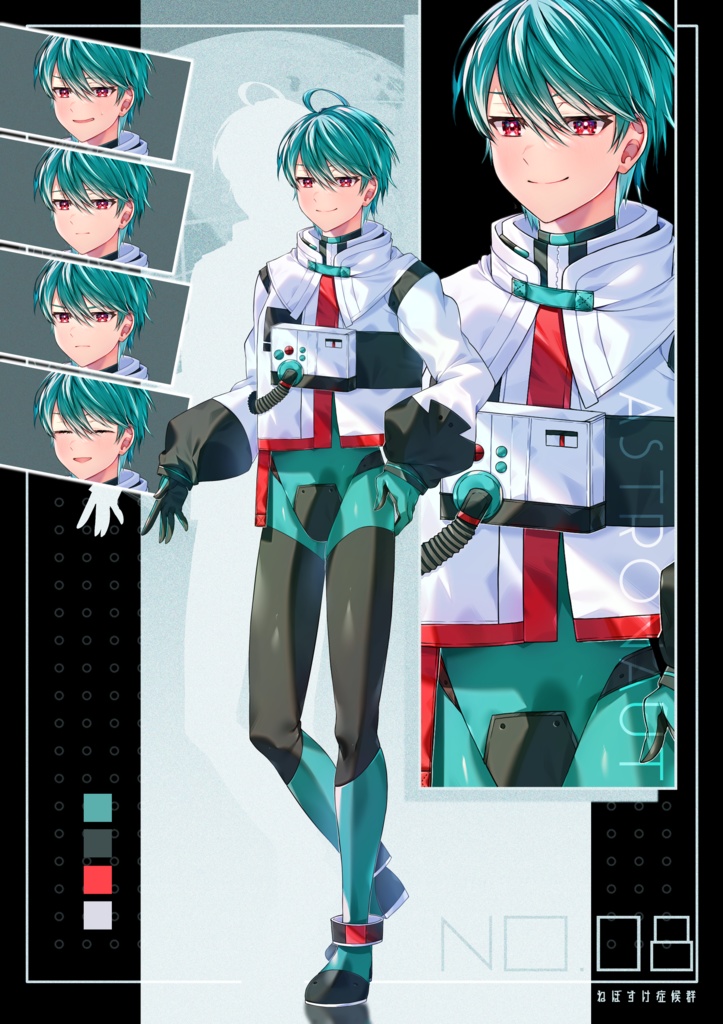 【有料】創作宇宙服立ち絵素材セット