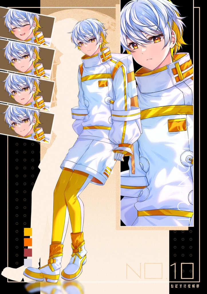 【有料】創作宇宙服立ち絵素材セット