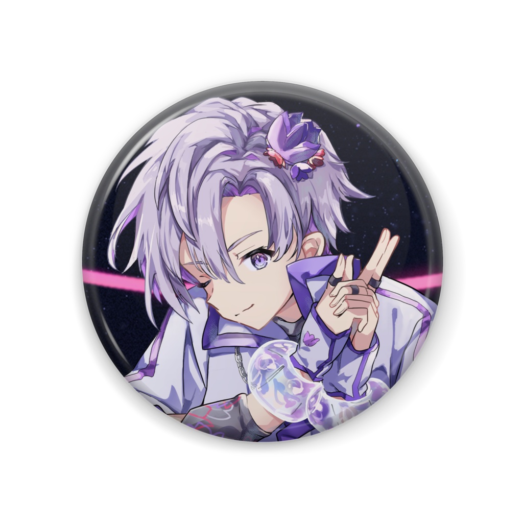 わたけ 半年記念缶バッジ