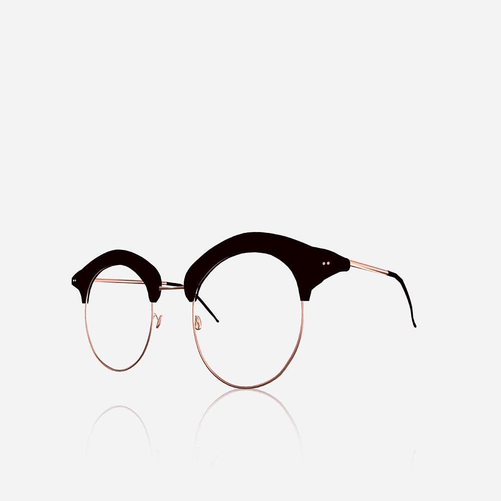 【しなの対応】ボストン眼鏡 - BOSTON GLASSES【VRChat想定】