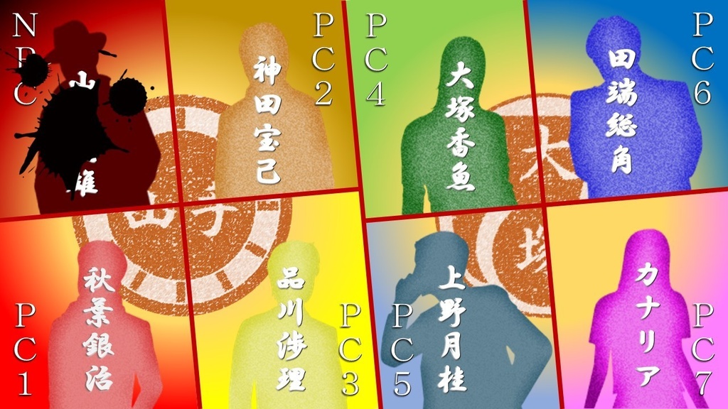 【3/7更新】「朱に交われば」非公式二次創作マーダーミステリーゲーム