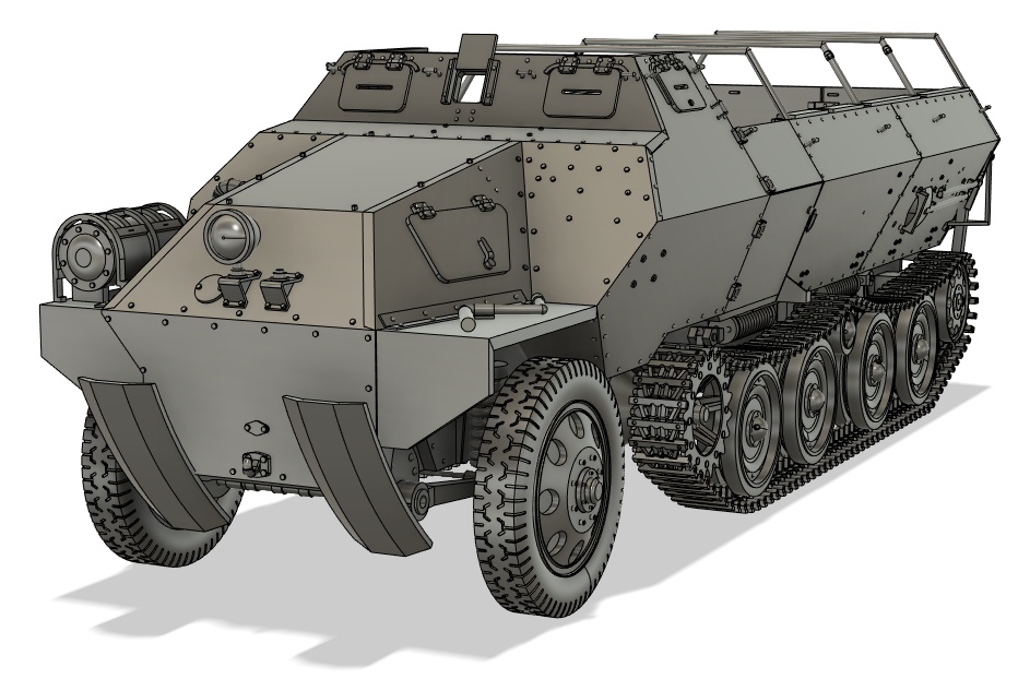 1/35 一式半装軌装甲車 ホハ 【武装付き】