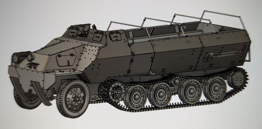 1/35 一式半装軌装甲車 ホハ 【武装付き】