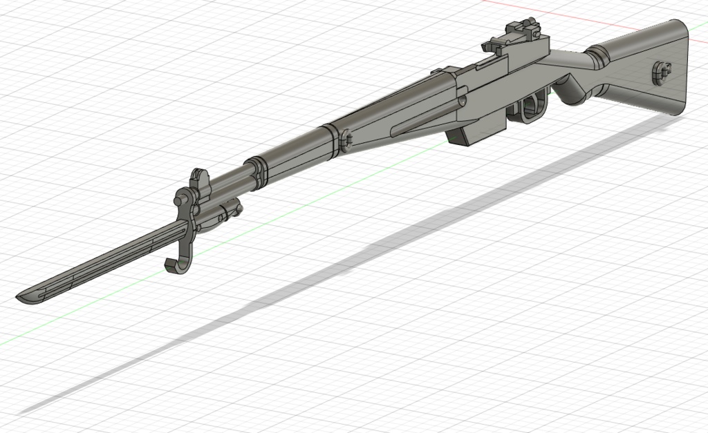 1/35 四式自動小銃 (四式自動小銃×3、四式自動小銃(着剣)×2、銃剣×1、鞘に入った銃剣×3、銃剣の鞘×2)