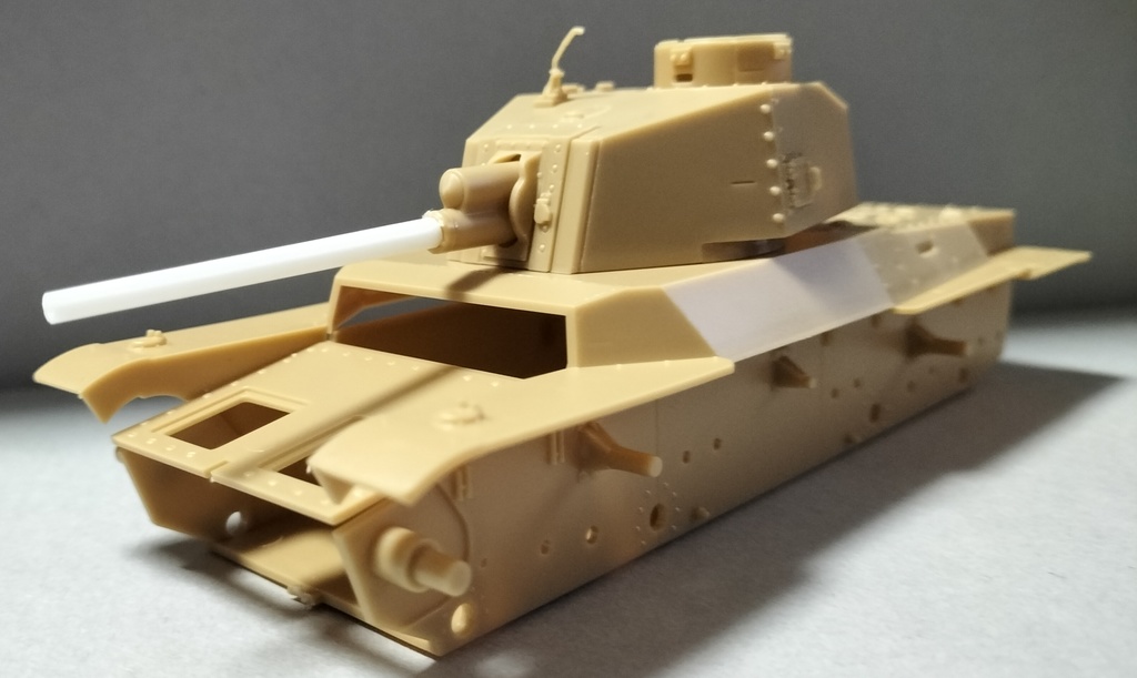 【二式砲戦車砲塔コンバージョンキット発売に伴い終売】1/35 二式砲戦車57mm長砲身砲改造セット