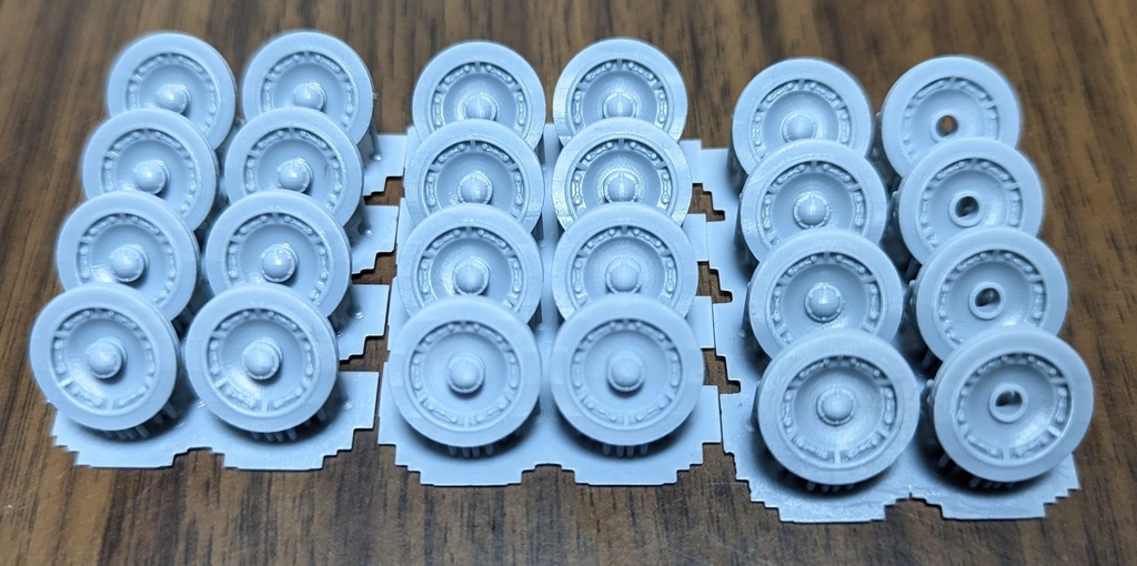 FM社1/35九七式中戦車チハ、一式中戦車etc...用ディテールアップ転輪