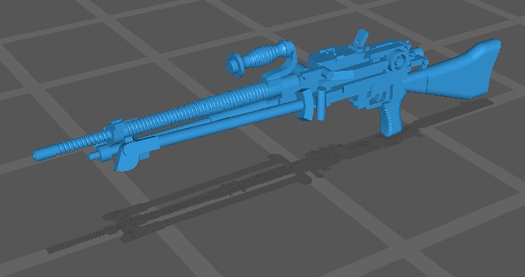 1/35 96式軽機関銃 (運搬状態×1、射撃状態×4(フラッシュハイダーの有無とバイポット開閉の組み合わせそれぞれ1つずつ))