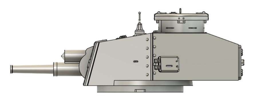 二式砲戦車 ホイ 砲塔コンバージョンキット(75㍉短砲身と57㍉長砲身選択式)