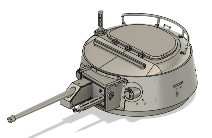 九五式軽戦車の二式軽戦車砲塔コンバージョンキット