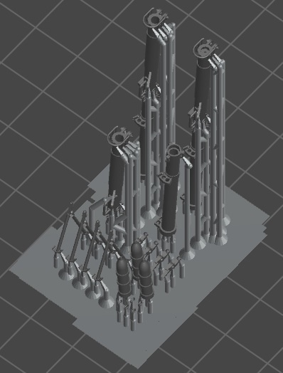 1/35 試製四式七糎噴進砲 ロタ砲 (装填状態×1、未装填状態×1、前後分割状態×1、弾×3)