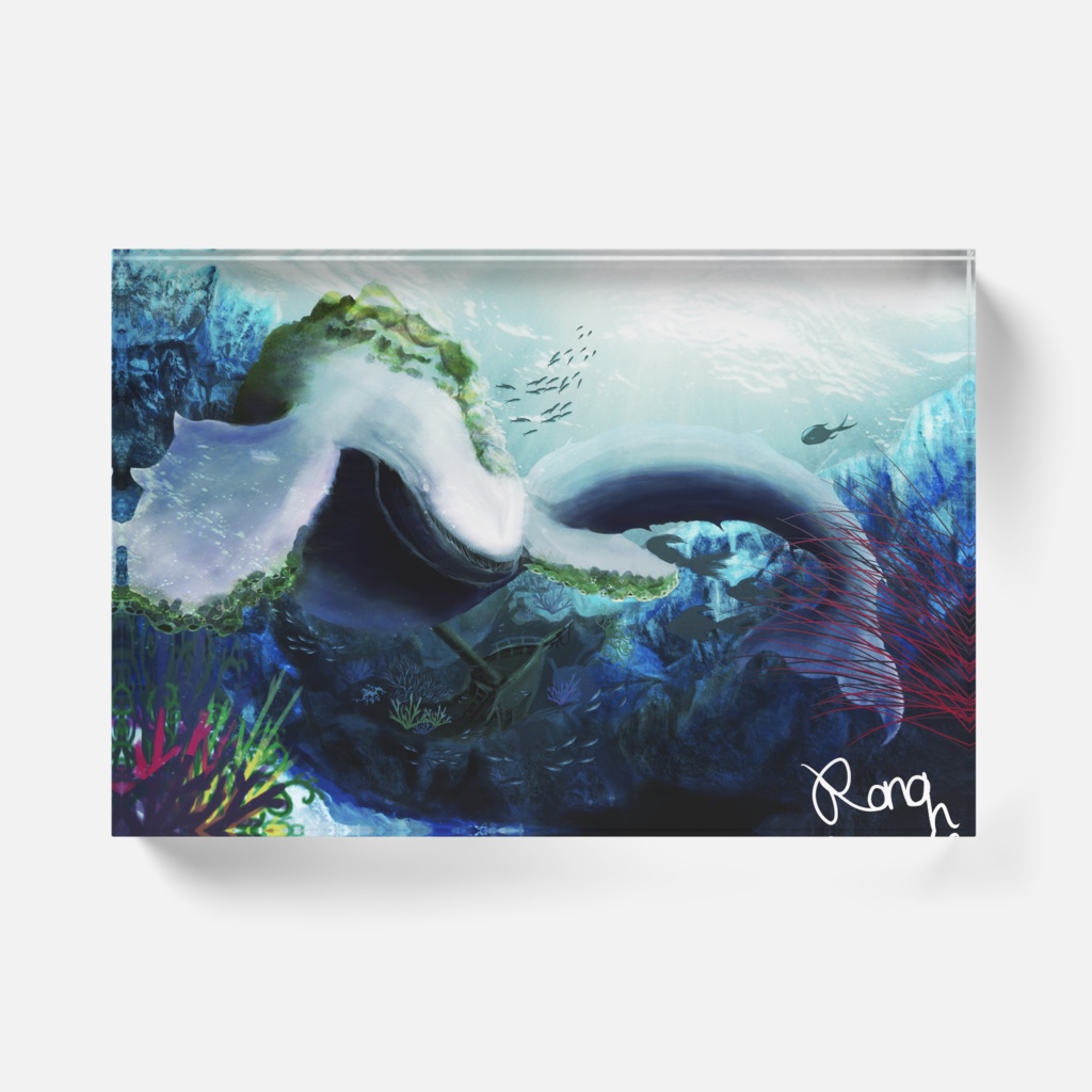 アクリルブロック_碧海