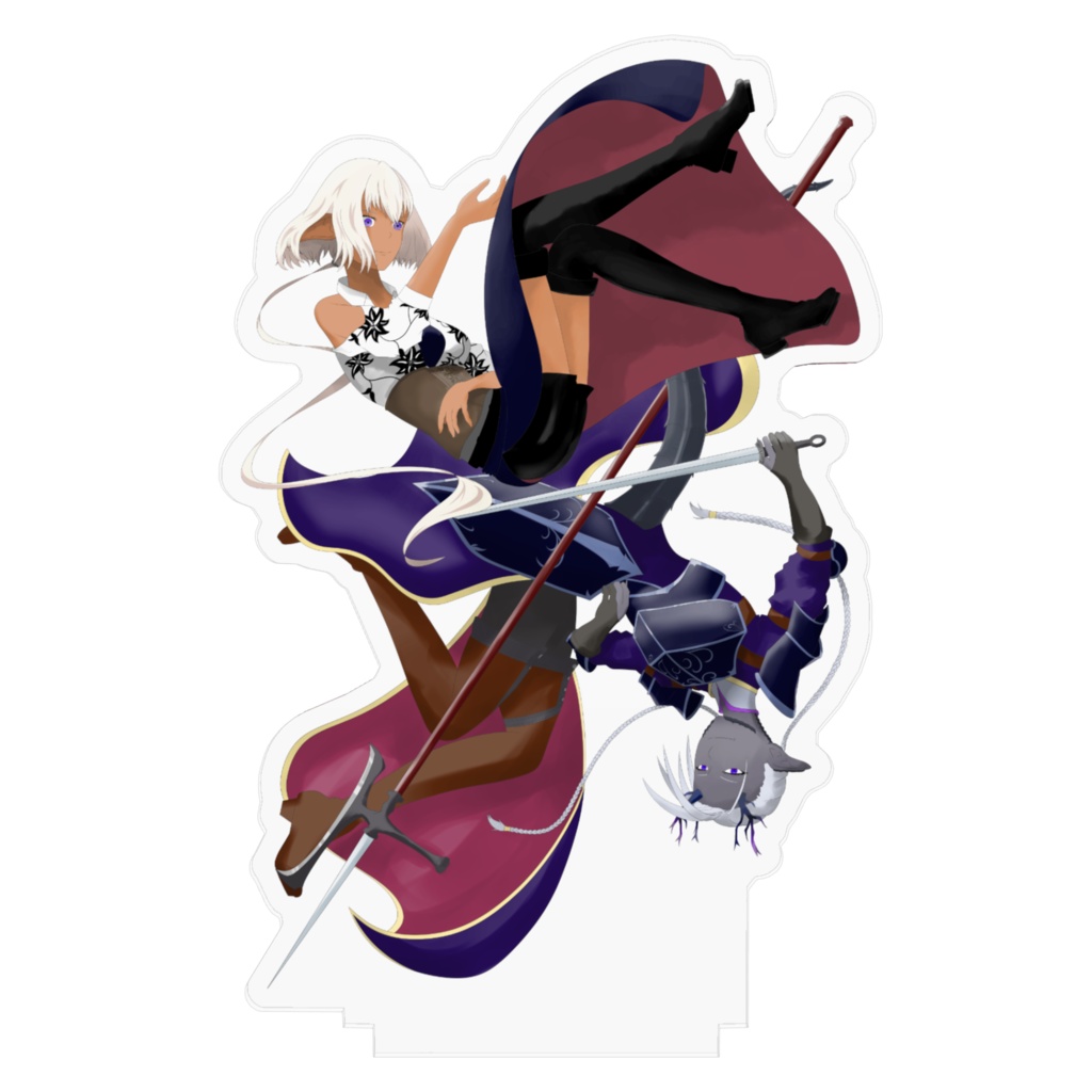 活動2周年&YouTube5000人記念グッズ【アクリルスタンド】