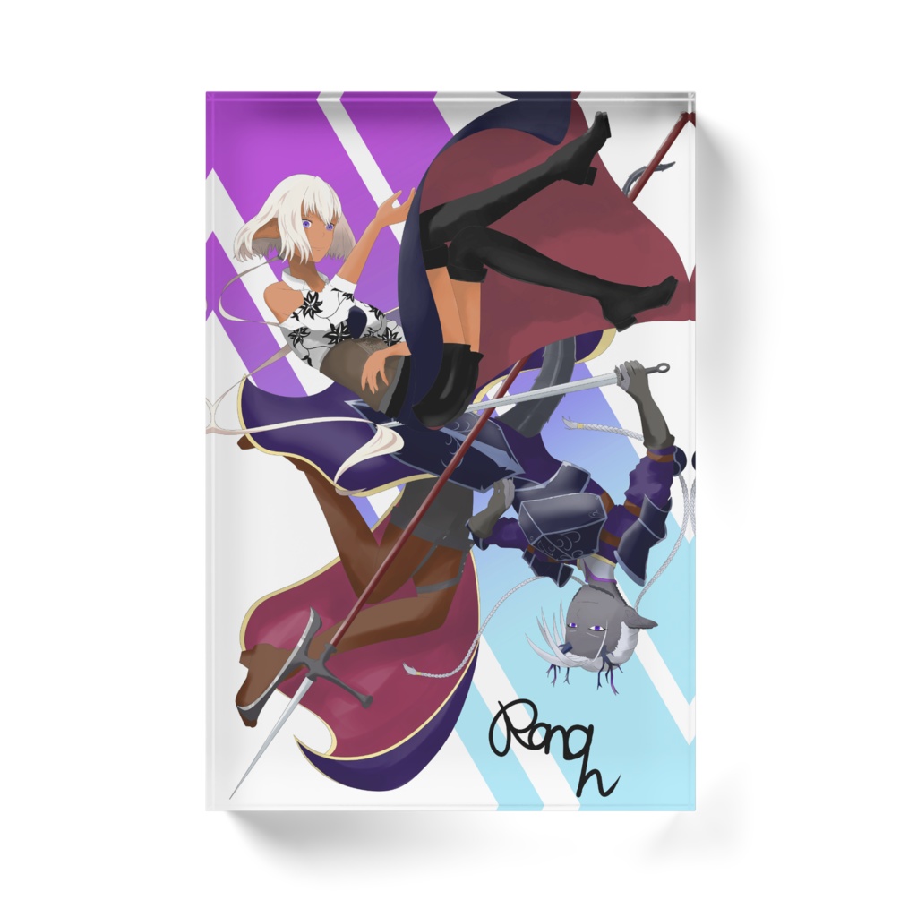 活動2周年&YouTube5000人記念グッズ【アクリルブロック】