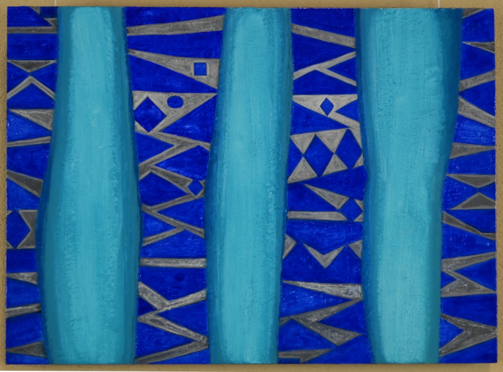 原画　Ultramarine & Turquoise