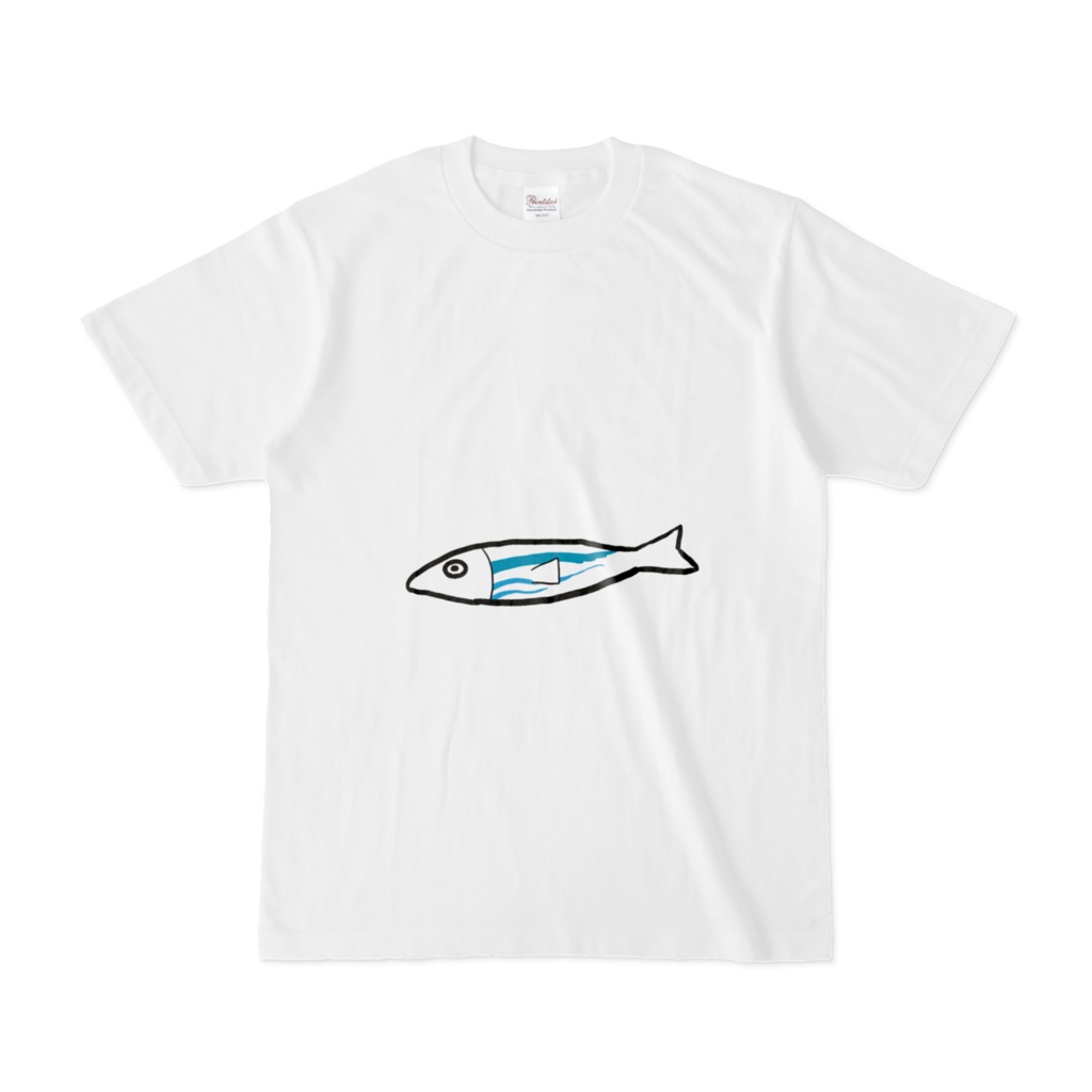 ながされさかなTシャツ