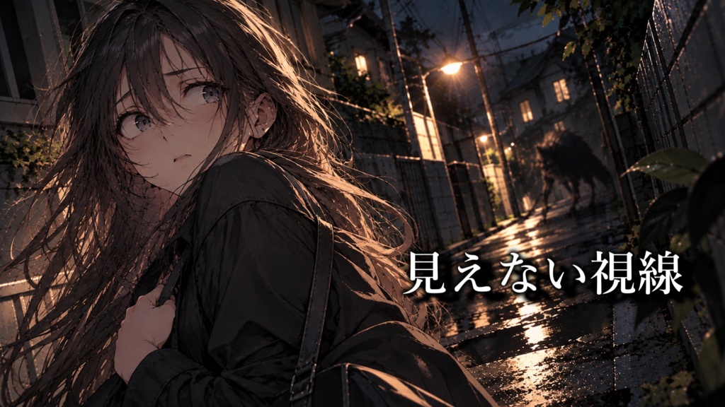 【フリーBGM】誰もいない夜道で感じる不気味な視線「見えない視線」【ホラー/不穏/緊張感】