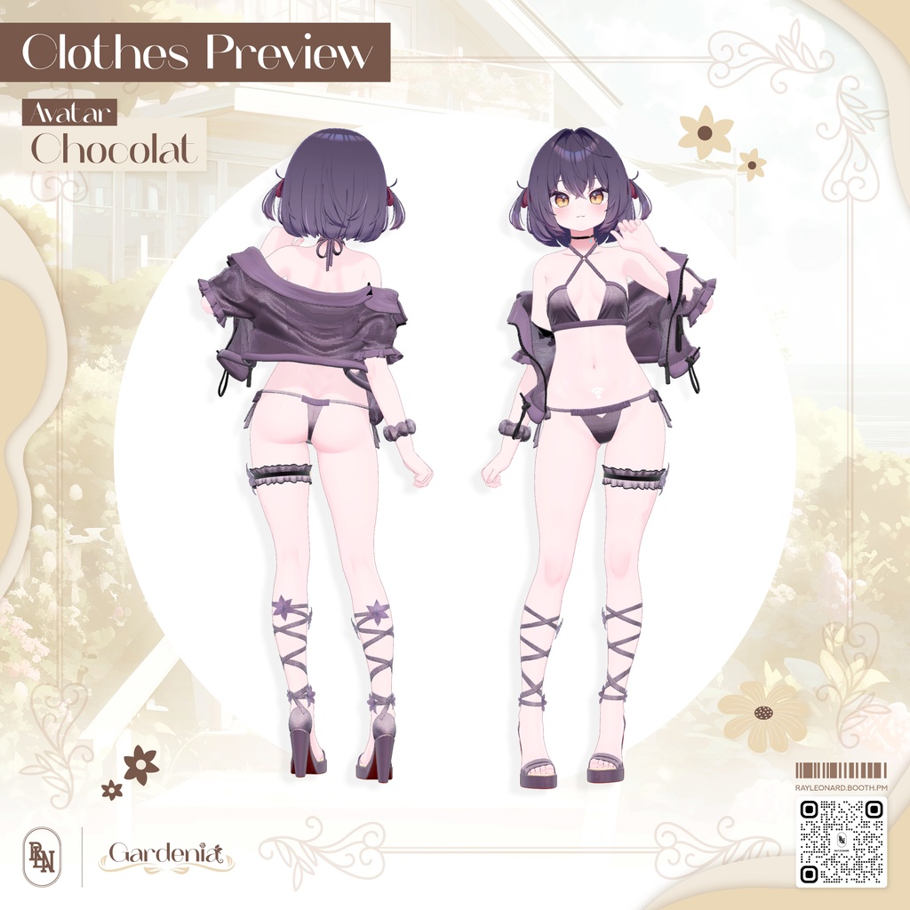 Chocolat Gardenia - シフォン・【ガーデニア】