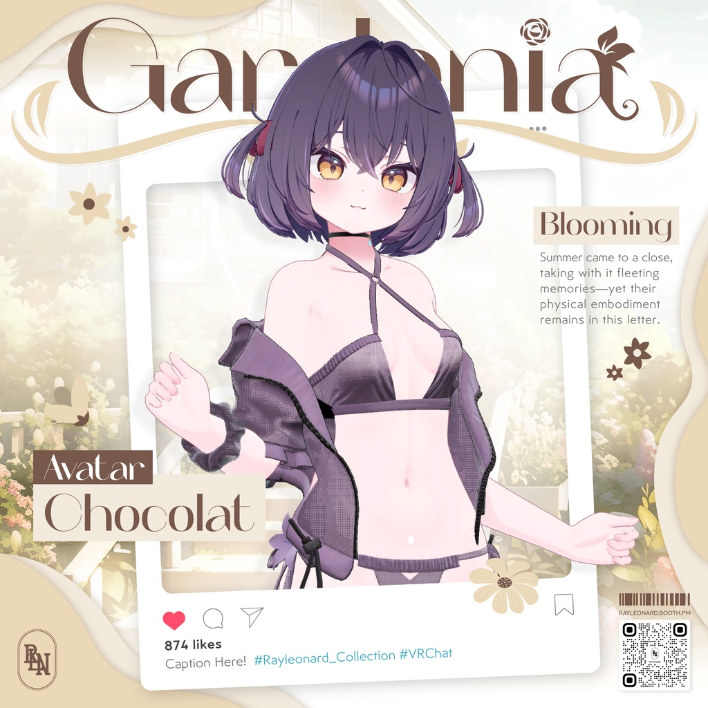 Chocolat Gardenia - シフォン・【ガーデニア】