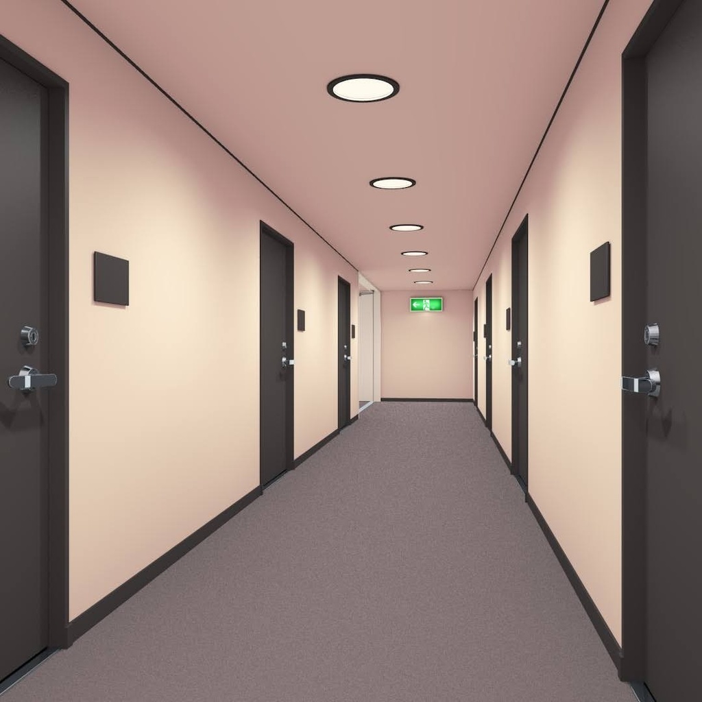 【3Dモデル】ホテルの廊下1(blender2.79)