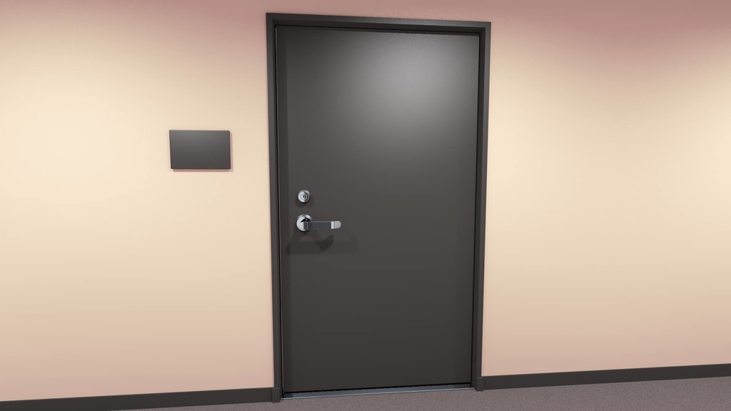 【3Dモデル】ホテルの廊下1(blender2.79)