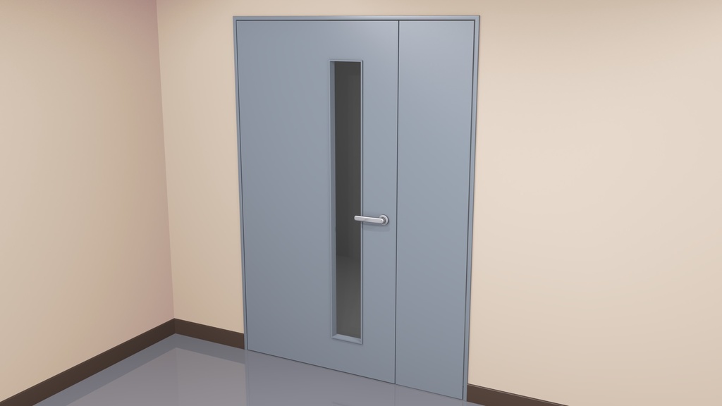 【3Dモデル】オフィスの空き部屋1(blender2.79)