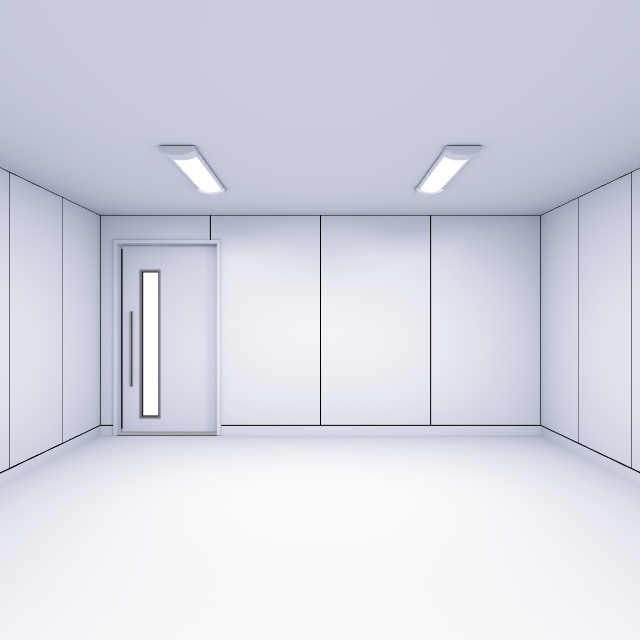 【MMD】白い壁の部屋1【MMDステージ】